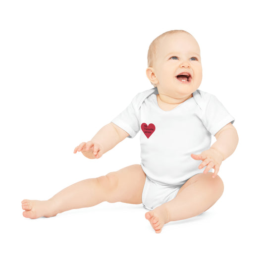 "My Favourite Person" Baby Organic Short Sleeve Bodysuit