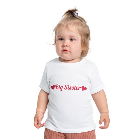 "Big Sister" Baby Short Sleeve T-Shirt